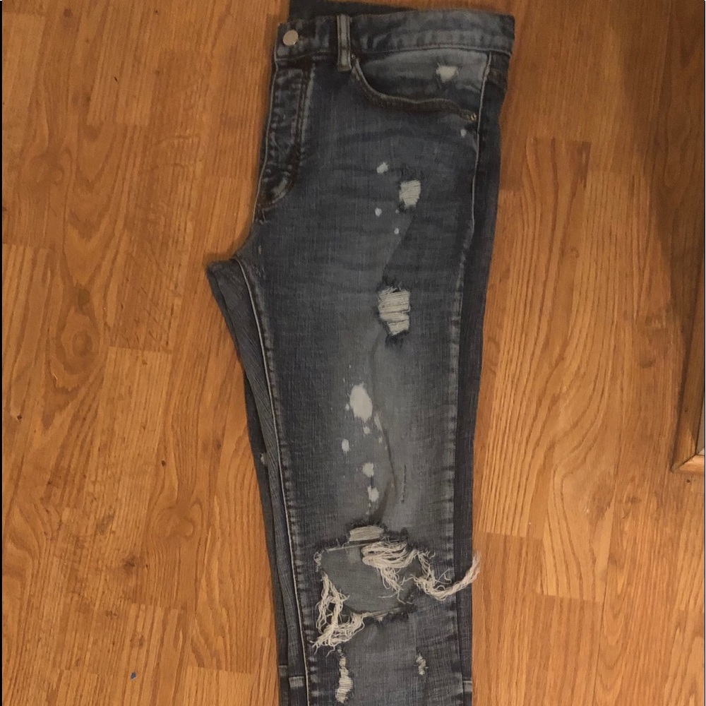 Spash Stretch Blue Denim